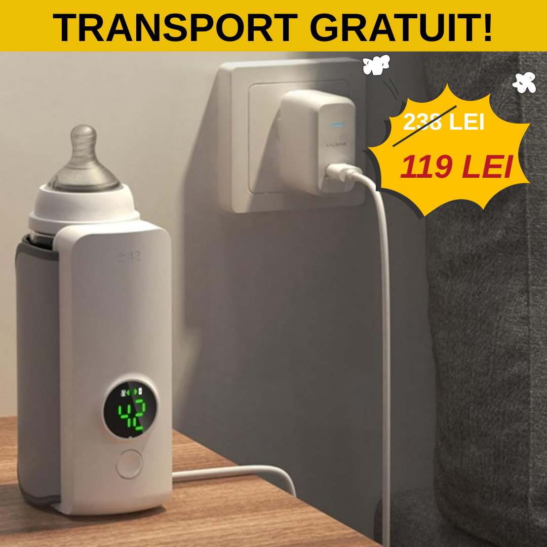 Încălzitor Biberon cu Afișaj Digital