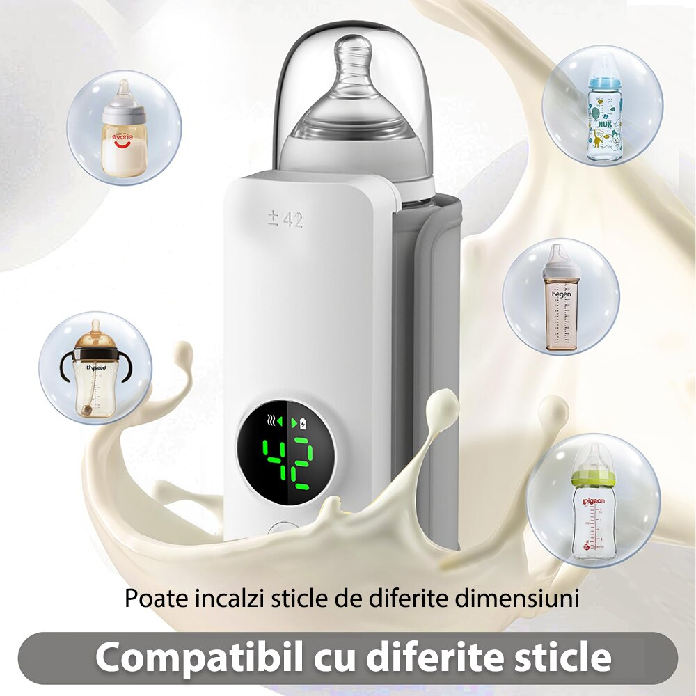 Încălzitor Biberon cu Afișaj Digital